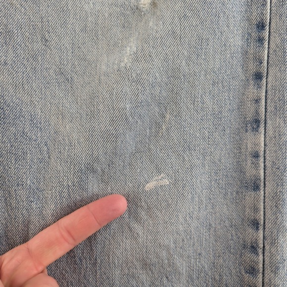 Vintage Levis Jeans 36 (Fits 34x27) Blue Light Wash Faded Faded Skate Grunge Y2K - Picture 8 of 15